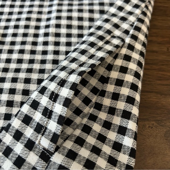 RD Style Black and White Gingham Midi Dress M - Picture 12 of 13
